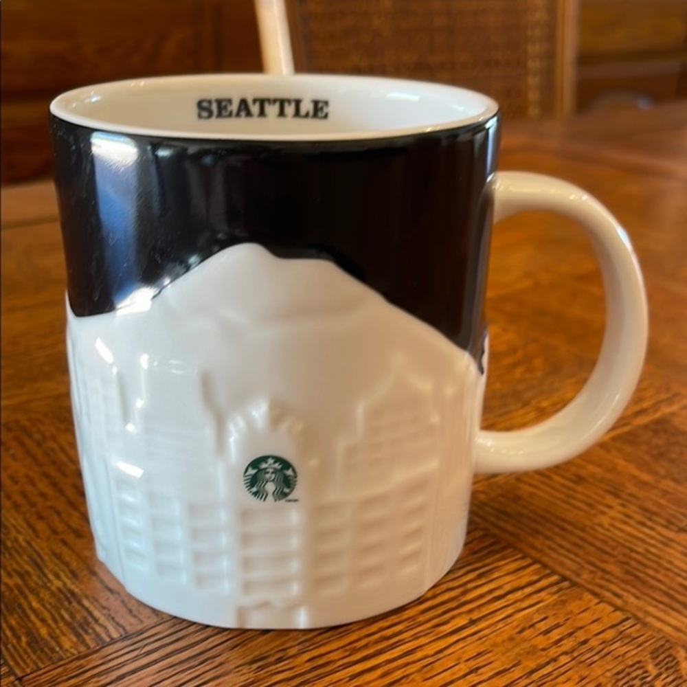 Starbucks Seattle Black and White Mug